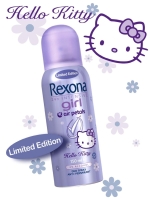 Die Hello-Kitty-Limited-Edition von Rexona girl