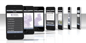 KESSEL bietet jetzt auch Web-App für Smartphones KESSEL bietet jetzt auch Web-App für Smartphones