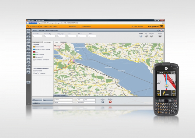Transport Logistic 2011: Flottenmanagementsystem cargorent Transport Logistic 2011: Flottenmanagementsystem cargorent