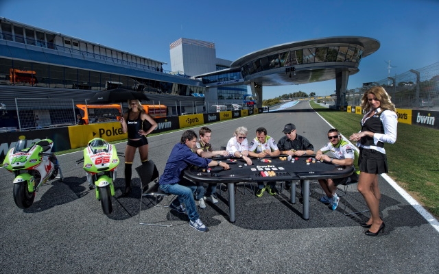 MotoGP-Fahrer machen den Startplatz in Jerez zur Pokerarena MotoGP-Fahrer machen den Startplatz in Jerez zur Pokerarena