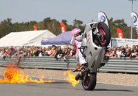 Stuntgirl Mai-Lin © ADAC Fahrsicherheitszentrum Hansa/Lüneburg Stuntgirl Mai-Lin © ADAC Fahrsicherheitszentrum Hansa/Lüneburg