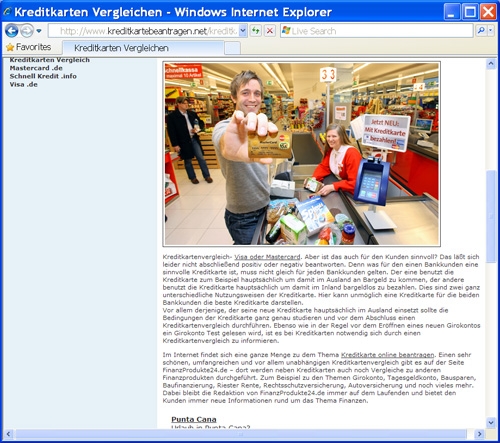 Neues Webportal Kreditkarte beantragen in Vorbereitungsphase Neues Webportal Kreditkarte beantragen in Vorbereitungsphase