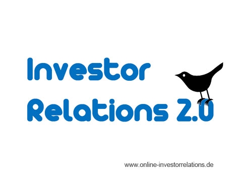 Blog zu Social Media in den Investor Relations gestartet Blog zu Social Media in den Investor Relations gestartet