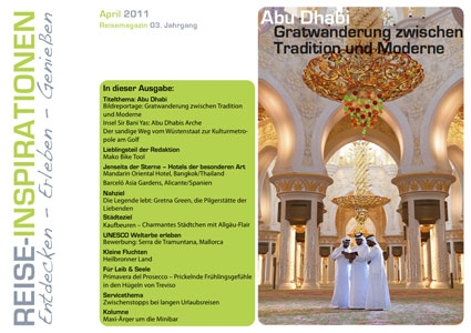 Reise-Inspirationen im April: Abu Dhabi - Gratwanderung zwischen Tradition und Moderne Reise-Inspirationen im April: Abu Dhabi - Gratwanderung zwischen Tradition und Moderne