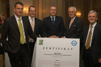 Ralph Suikat, Stephan Kurz (STP Consulting), Michael Drechsel (DQS), O. Messner,  R. Voss (Insozert)