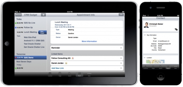 CRM am iPhone und iPad - Fellow Consulting veröffentlicht CRM Gadget 2 Go, den Offline Client für Or CRM am iPhone und iPad - Fellow Consulting veröffentlicht CRM Gadget 2 Go, den Offline Client für Or