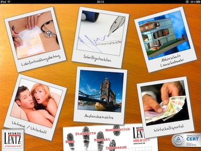 Detektei Lentz® - Gruppe bekommt eigene App im App-Store Detektei Lentz® - Gruppe bekommt eigene App im App-Store