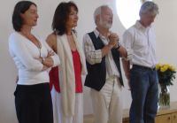 Das Team der Paarsynthese (von links): Barbara Röser, Ulla Holm, Michael Cöllen, Udo Röser