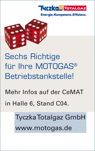 Tyczka Totalgaz und MOTOGAS® auf der CeMat Tyczka Totalgaz und MOTOGAS® auf der CeMat