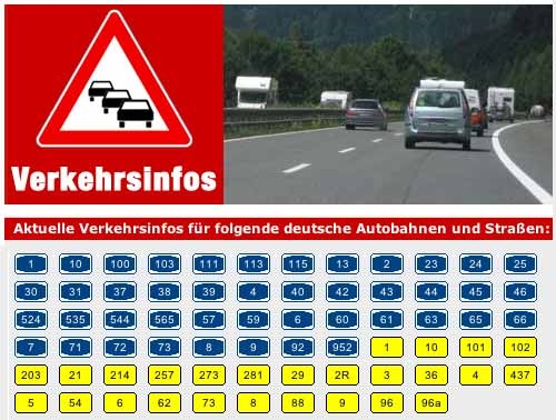 Stau-Prognose für Ostern 2011 von Verkehrsinfos.de