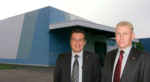 Kundenorientiert: Ulrich von Hahn, Geschäftsführer der sht, und Carsten Müller, Niederlassungsleiter