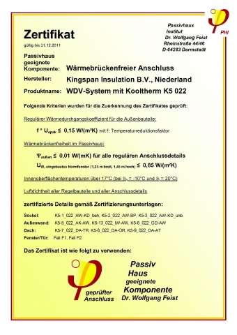 Passivhaus - wärmebrückenfreies konstruieren mit Kooltherm Passivhaus - wärmebrückenfreies konstruieren mit Kooltherm