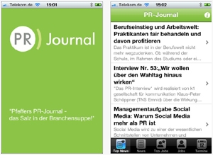 PR-Journal jetzt als kostenlose App PR-Journal jetzt als kostenlose App