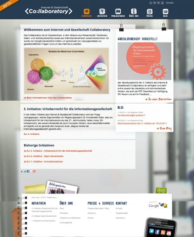 PANORAMA3000 entwickelt Website des Internet&Gesellschaft Co:llaboratory