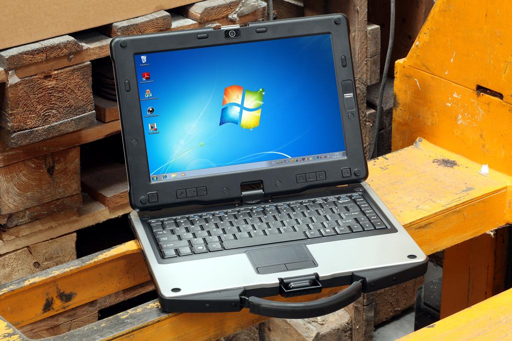 Robustes Notebook und Tablet-PC in einem Robustes Notebook und Tablet-PC in einem