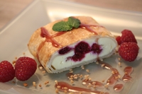 Quark-Himbeer-Strudel Quark-Himbeer-Strudel