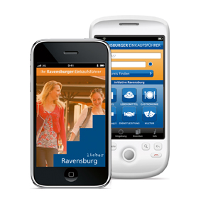 Web 3.0-App „Ravensburger Einkaufsführer“ www.lieber-Ravensburg.de Web 3.0-App „Ravensburger Einkaufsführer“ www.lieber-Ravensburg.de