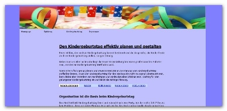 Kindergeburtstag zu Hause Kindergeburtstag zu Hause