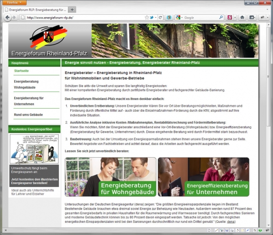 Energieforum Rheinland-Pfalz: Neues Onlineportal bietet Energieberatung und Informationen zum Energi