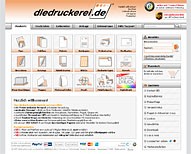 Homepage von diedruckerei.de - Jetzt mit Digitaldruck!
