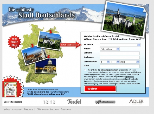 Die schönste Stadt Deutschlands? Die schönste Stadt Deutschlands?