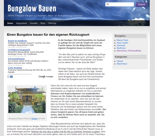 Informationen und Tipps um einen Bungalow zu bauen Informationen und Tipps um einen Bungalow zu bauen