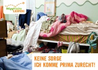 Studentenbude – keine Angst, ich komme prima zurecht (StippVisite Leipzig E-Card)