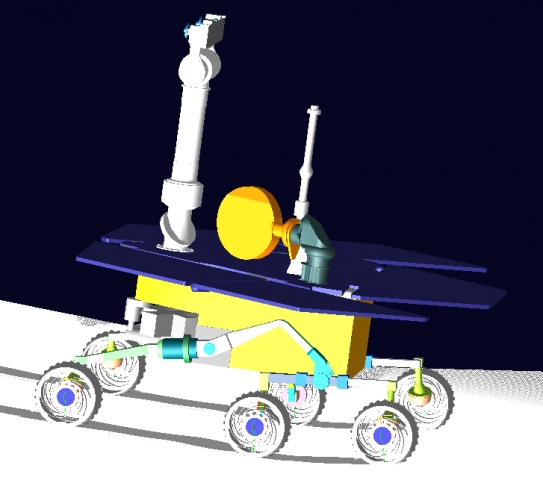Mars Exploration Rover der NASA wird mit MD Adams von MSC Software entwickelt Mars Exploration Rover der NASA wird mit MD Adams von MSC Software entwickelt