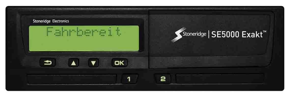 Die neue Generation digitaler Tachographen: Der SE5000 Exakt von Stoneridge.