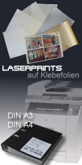 Klebeetiketten mit Laserdrucker oder Kopierer selber drucken