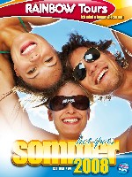 Cover des RAINBOW Tours Sommerkataloges 2008