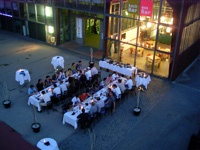 Sommerabend in der kochBar essBar auf dem Welterbe Zollverein.