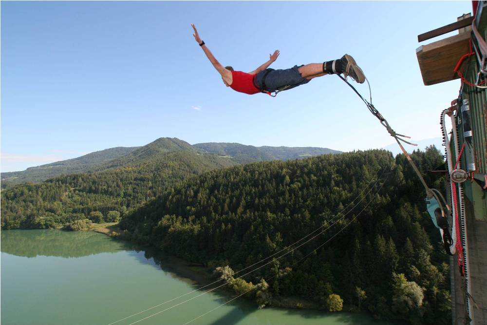 Bungy-Jumping in Kärnten Bungy-Jumping in Kärnten