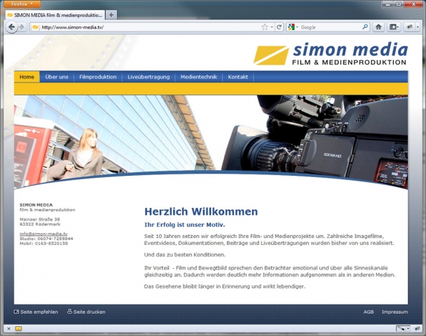Webdesign Frankfurt: formativ launcht neuen Internetauftritt von Simon Media mit Joomla CMS Webdesign Frankfurt: formativ launcht neuen Internetauftritt von Simon Media mit Joomla CMS