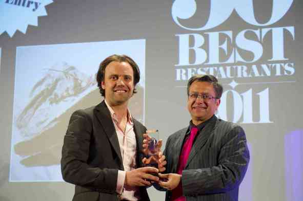 Gewinner Brett Graham und Santiago Alfonso von der Cosentino Group Gewinner Brett Graham und Santiago Alfonso von der Cosentino Group
