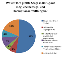 Was ist Ihre größte Sorge in Bezug auf mögliche Betrugs- und Korruptionsermittlungen? Was ist Ihre größte Sorge in Bezug auf mögliche Betrugs- und Korruptionsermittlungen?
