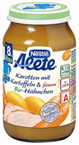 Karotten mit Kartoffeln & feinem Bio-Hühnchen Karotten mit Kartoffeln & feinem Bio-Hühnchen