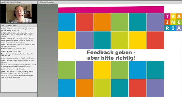 Online-Seminare sind salonfähig