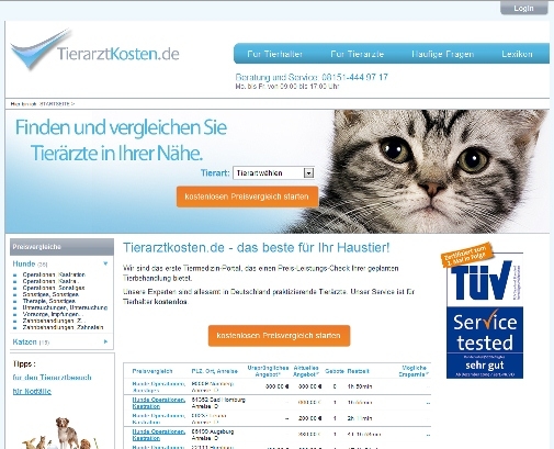 tierarztkosten.de revolutioniert die Tierarztbranche tierarztkosten.de revolutioniert die Tierarztbranche