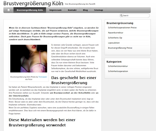 Brustvergrößerung in Köln