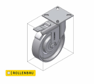 Aus der 3D-Bauteilebibliothek von Rollenbau Aus der 3D-Bauteilebibliothek von Rollenbau