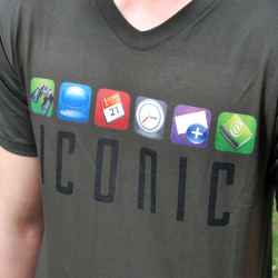 Icons als Artwork bei Iconic-fashion Designer t-shirts
