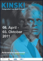 Klaus Kinski im Westpreußische Landesmuseum in Münster Klaus Kinski im Westpreußische Landesmuseum in Münster