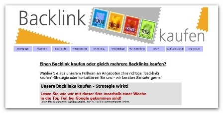 Backlinks kaufen - mit Vollgas ins Nirwana Backlinks kaufen - mit Vollgas ins Nirwana