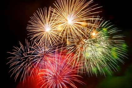 Feuerwerk für Hochzeiten und Sommerfeste