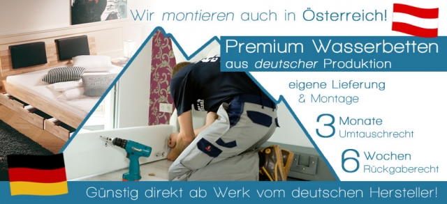 Aqua Comfort Wasserbetten - auch inÖsterreich lieferbar Aqua Comfort Wasserbetten - auch inÖsterreich lieferbar