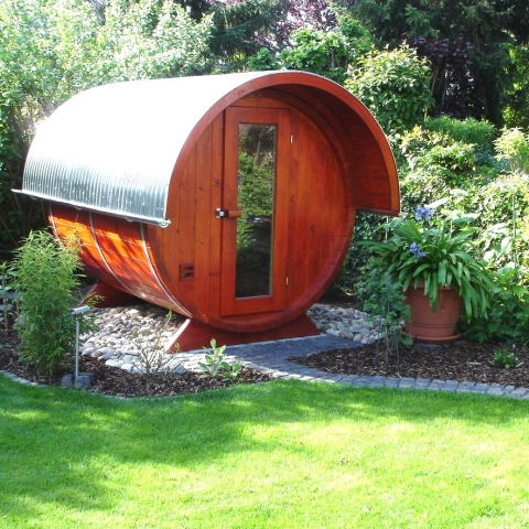 Fasssauna und Gartensauna Fasssauna und Gartensauna