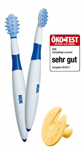 Ausgezeichnet: Das NUK Zahnpflege-Lernset erhält die Bestnote Ausgezeichnet: Das NUK Zahnpflege-Lernset erhält die Bestnote