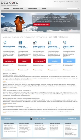 Neues B2B-Onlineportal für Case Studies Neues B2B-Onlineportal für Case Studies