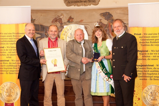Wieder eine Goldmedaille für die Privatbrauerei Oechsner